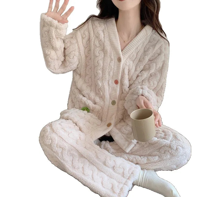 cardigan-style pajama