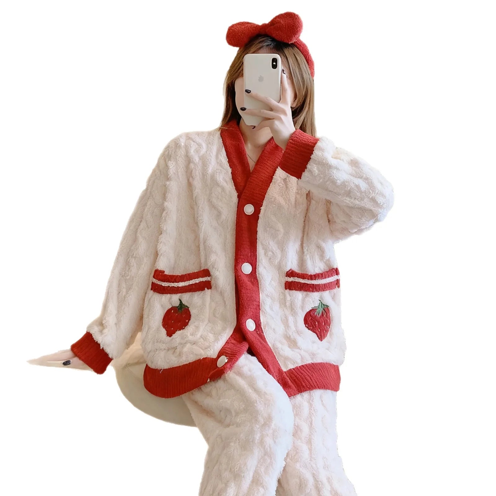 Women's Coral Fleece Pajamas