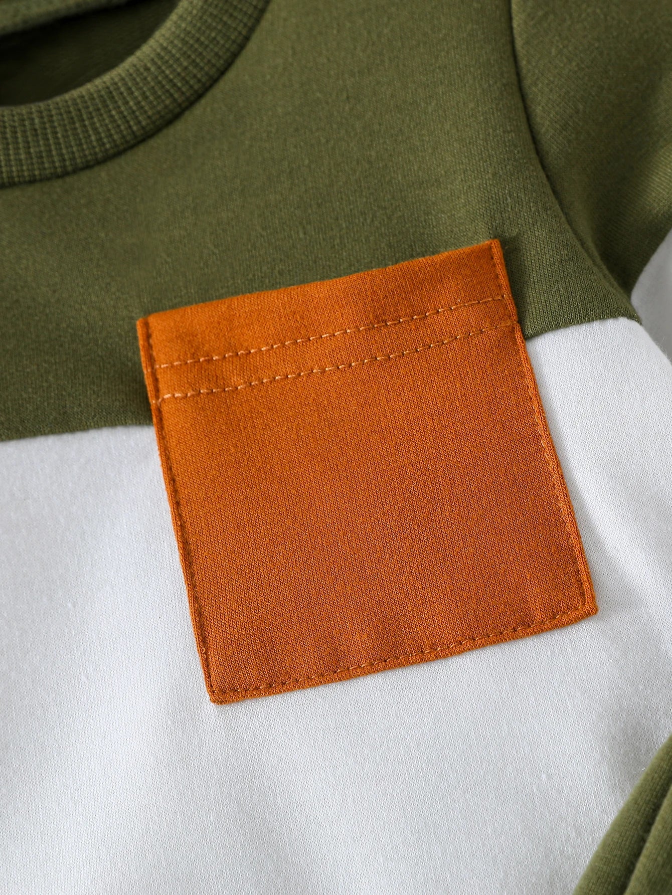 2025 All Seasons Children Clothes Patchwork Kids Boys Two-Piece Set Long Sleeve Pullover Tops Pants Outfits Pants With Bow  1-3Y