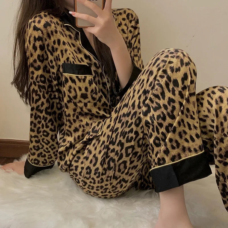 Thailand Spring and Fall Pajamas Set Women's