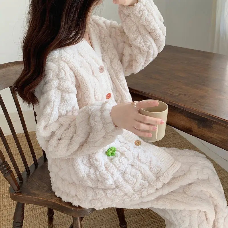 cardigan-style pajama